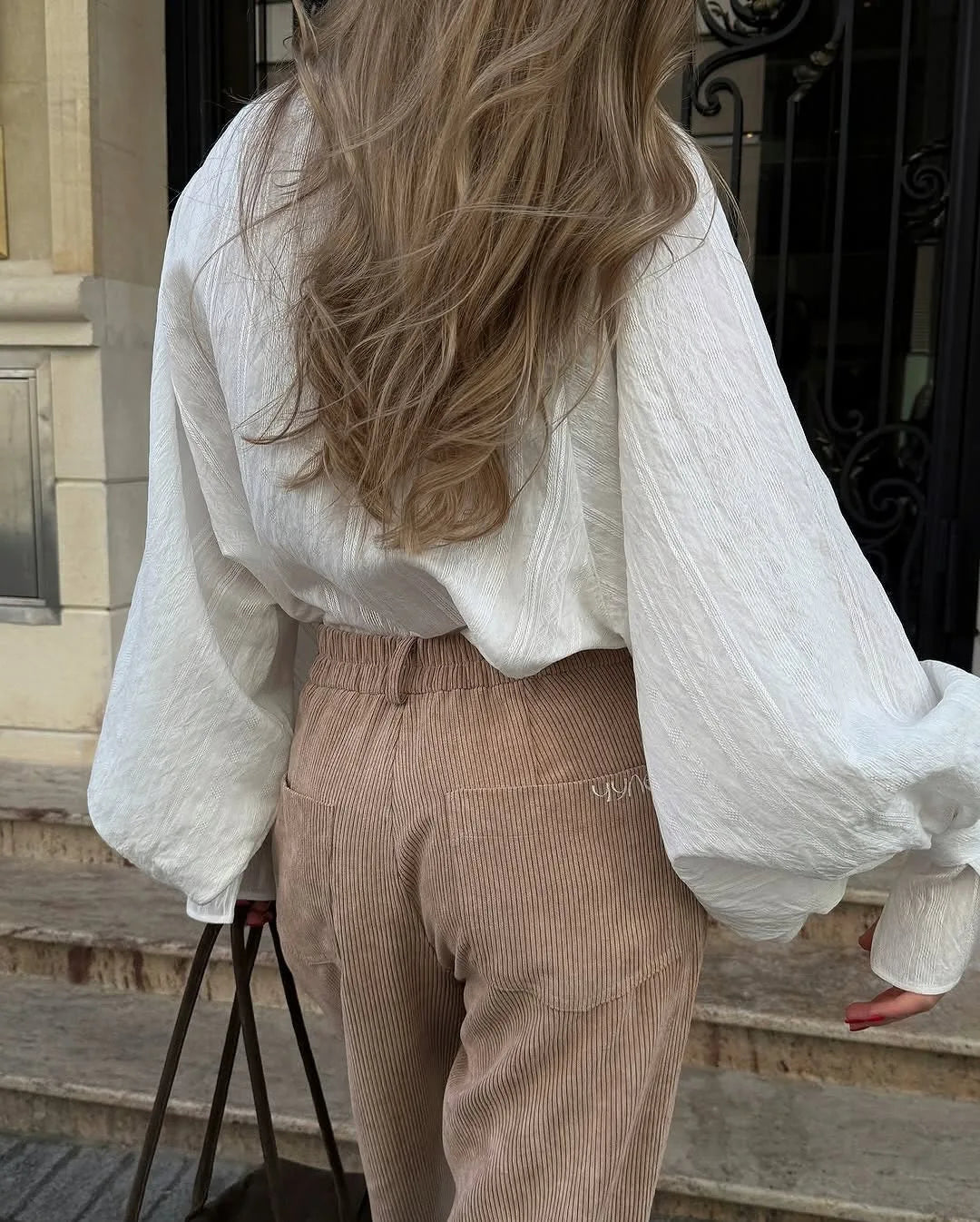Camisa Oversized de Algodão Branca