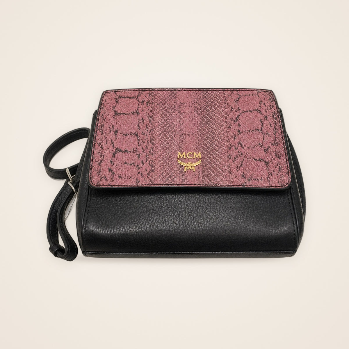 Bolsa MCM Crossbody em Lona
