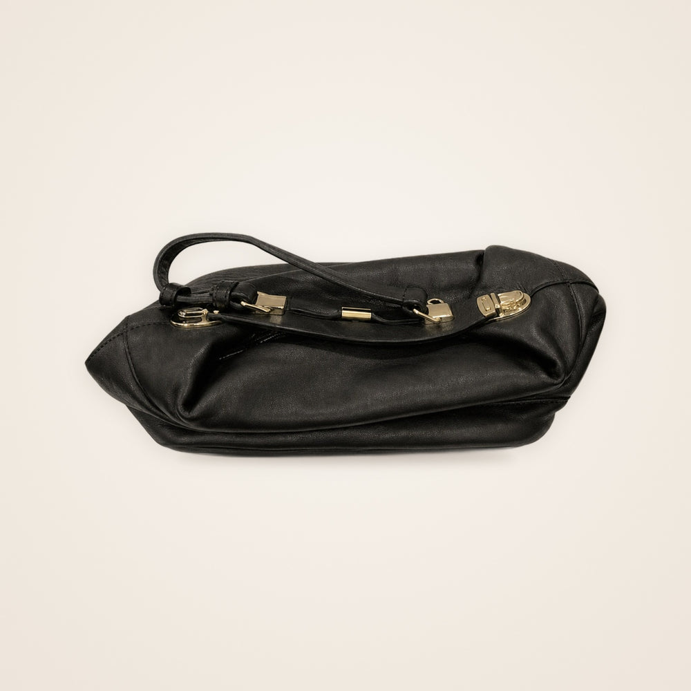 Bolsa Red Valentino Preta em Couro