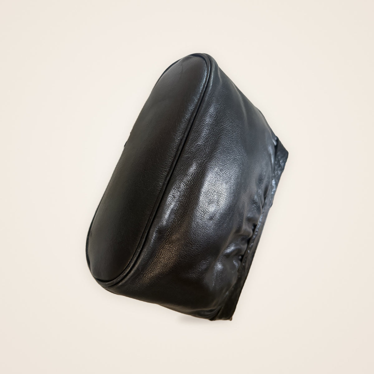Bolsa Gianni Versace Vintage Preta em Couro